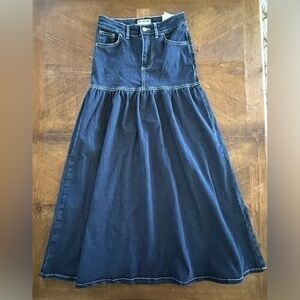 NWT WE THE FREE BY FREE PEOPLE JORDAN MAXI SKIRT SIZE 2